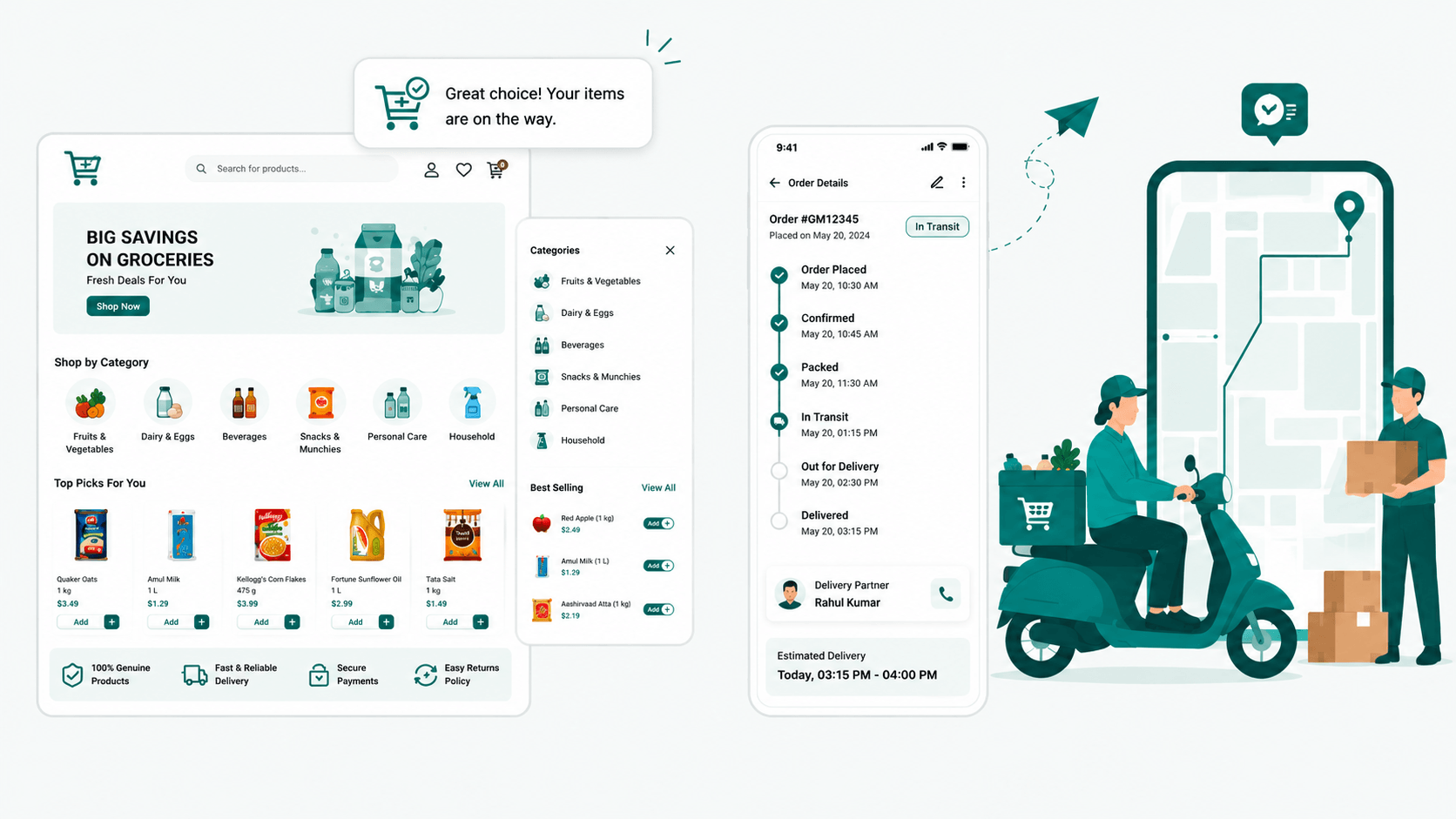 Home page banner