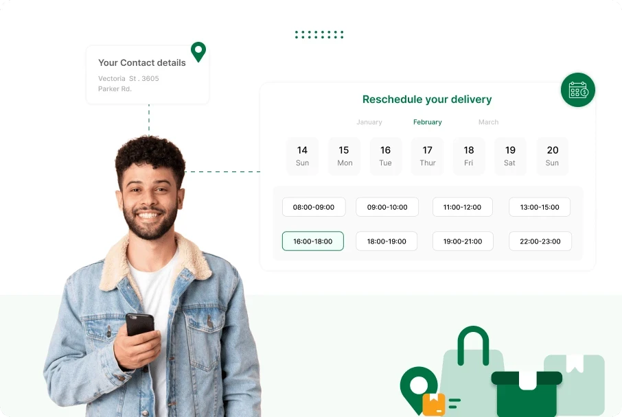 flexible delivery slot choice