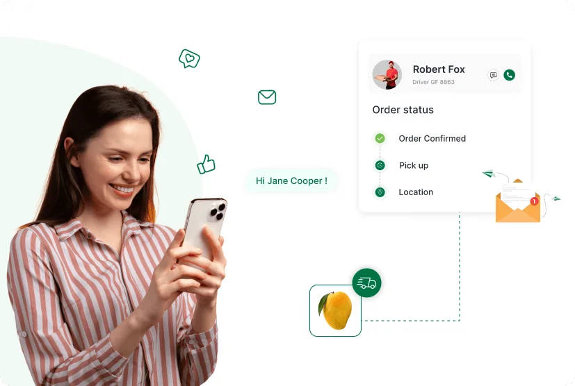 integrated notifications and social sharing