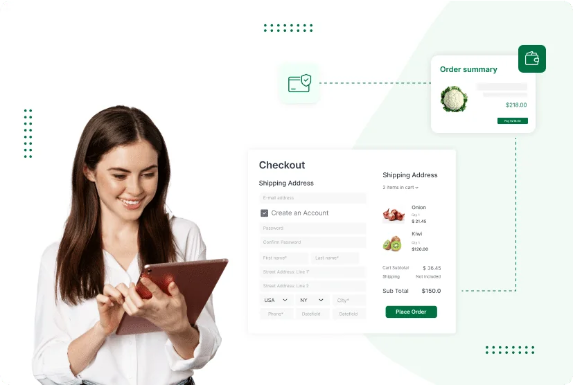 seamless checkout with payment flexibility
